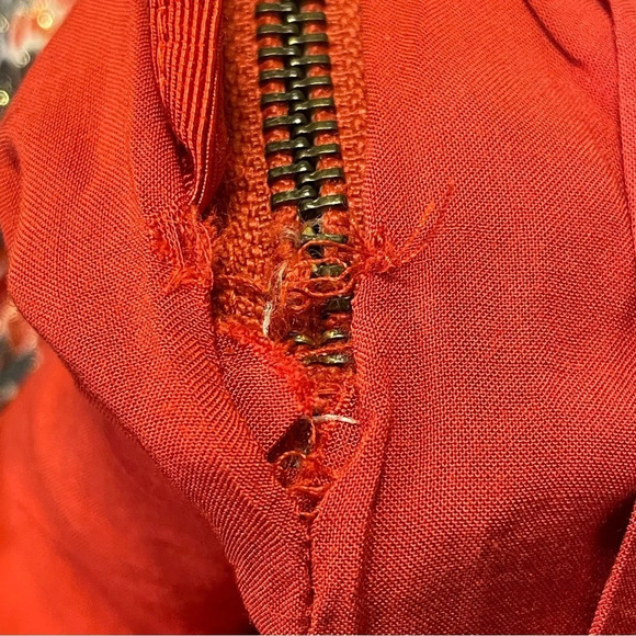 MAEVE by ANTHROPOLOGIE Rosia Printed Skirt in Red - Picture 7 of 11